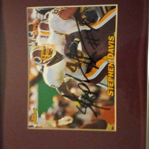 48 Stephen Davis picture autograph